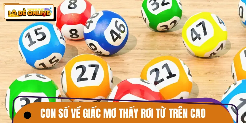 Các con số liên quan đến giấc mơ thấy rơi từ trên cao